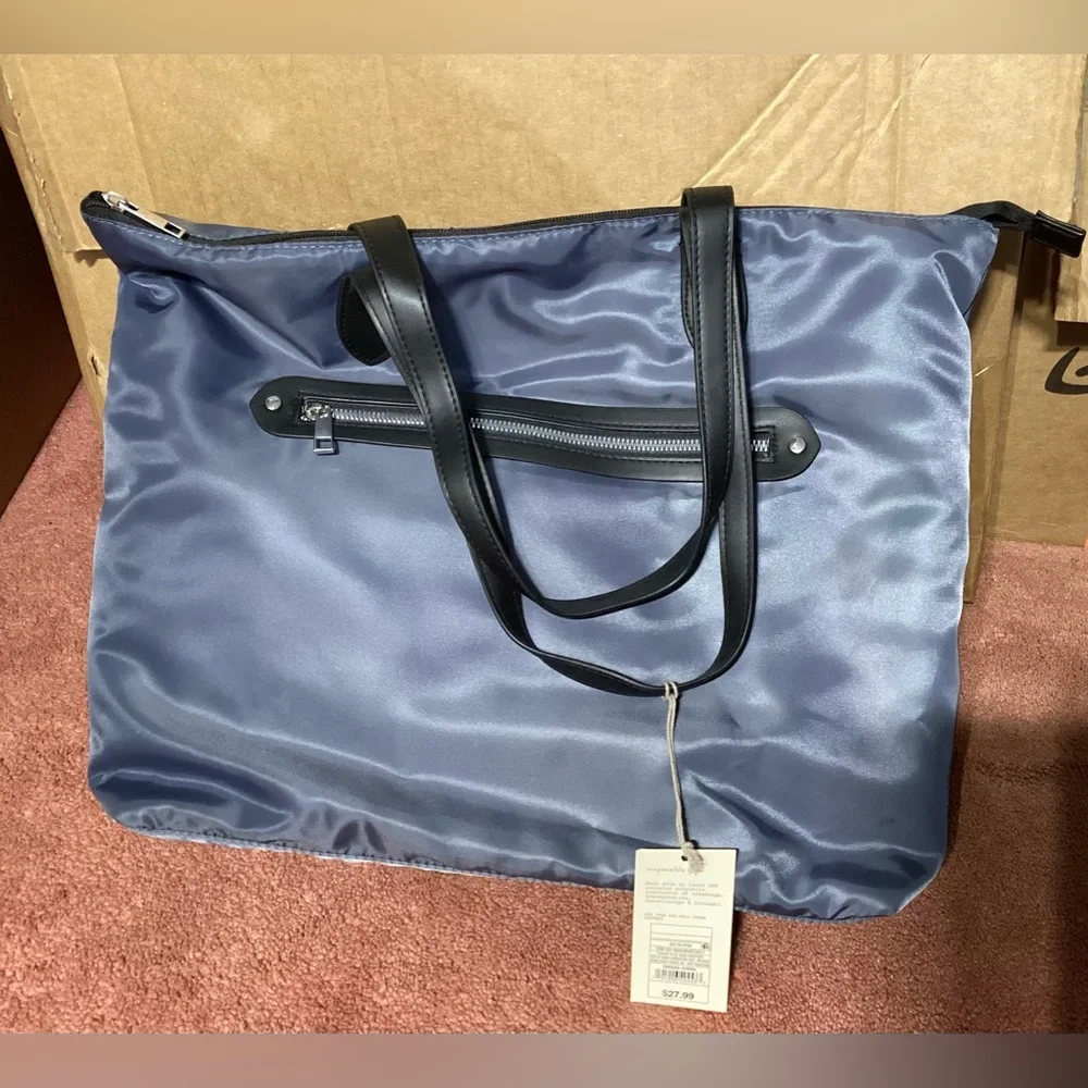 A New Day Blue Gray Bag